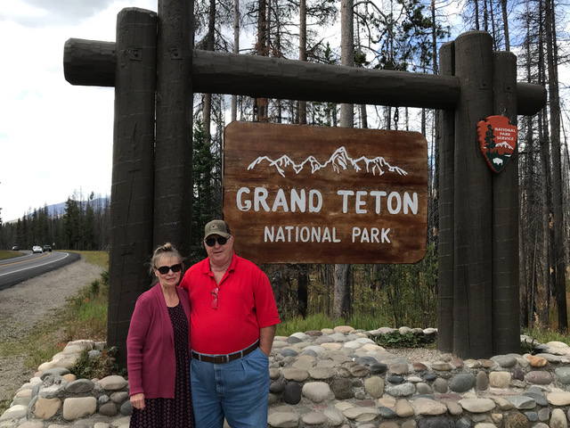 Jane and I in Grand Teton NP- Sept 2019